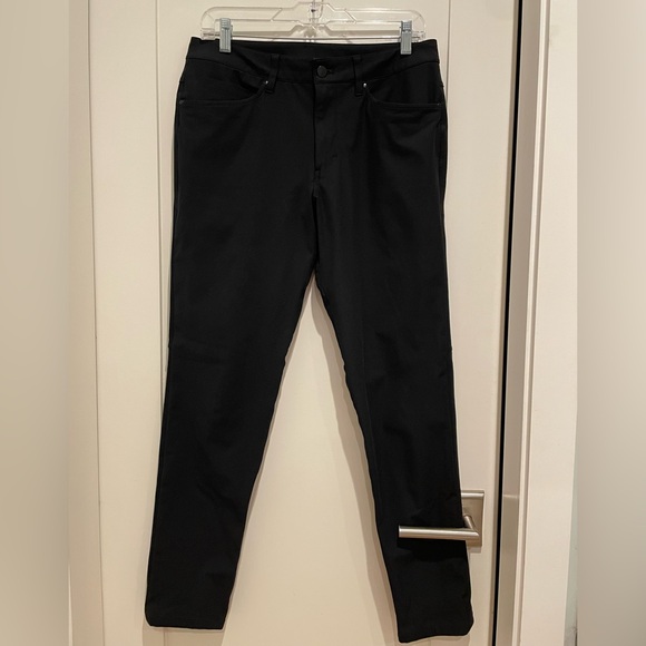 lululemon athletica Other - Men’s Lululemon ABC Slim Fit 5 Pocket Pant 32L Warpstreme Black Pants